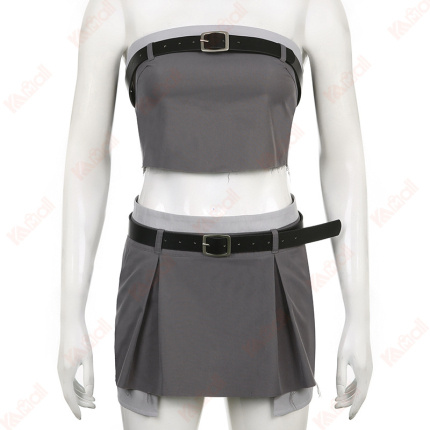girls grey chic matching sets